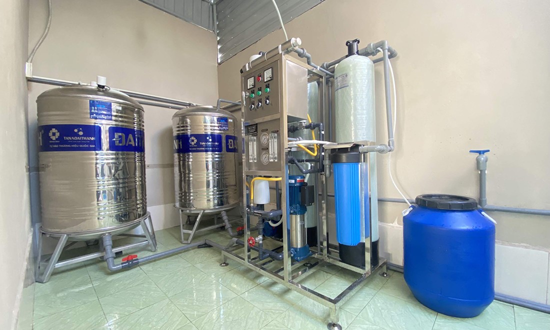 Hệ thống lọc RO sx nước giặt - A Hiền - Cát Lái
