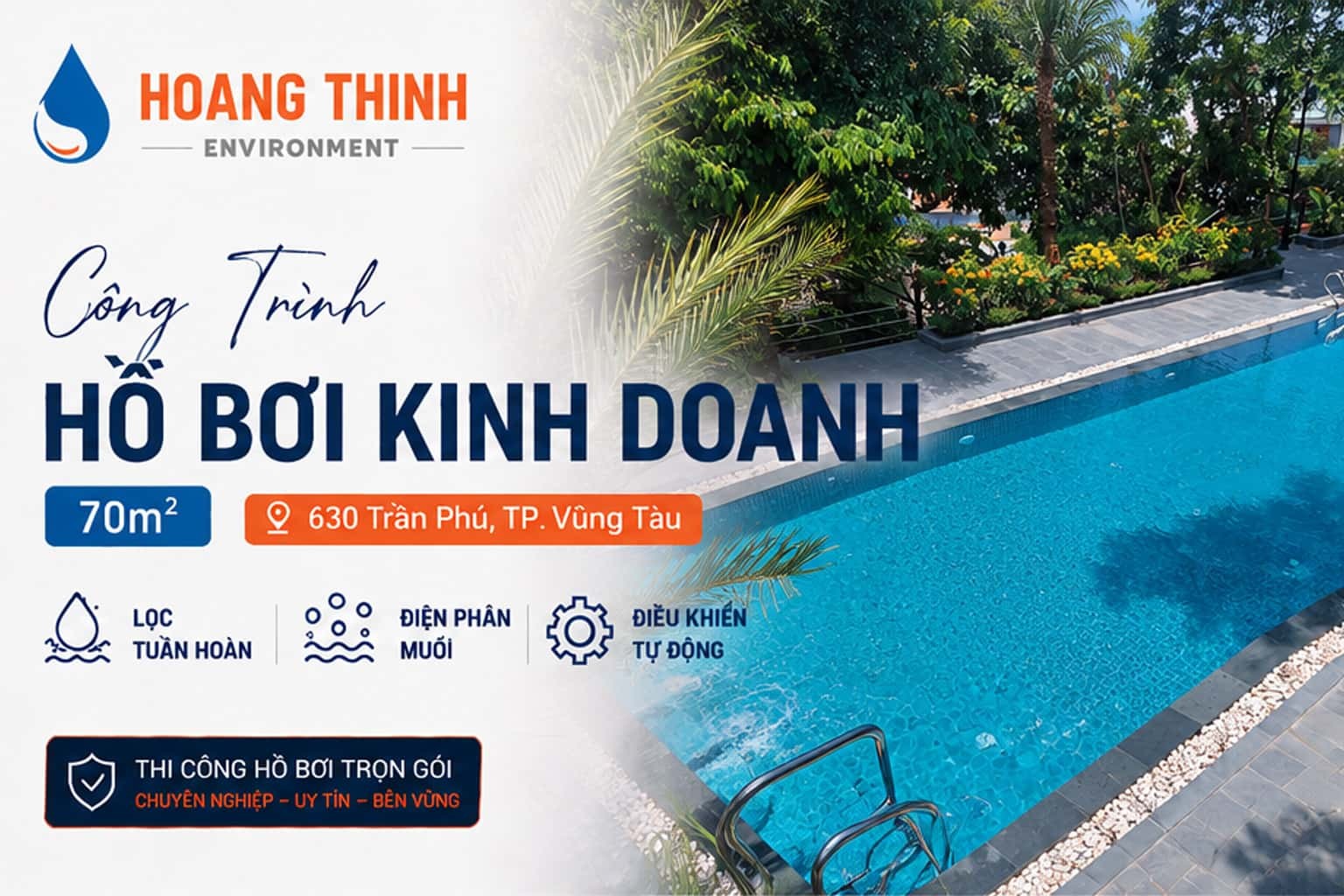 Công Trình Hồ Bơi Villa Rubi 2 – 630 Trần Phú, TP. Vũng Tàu