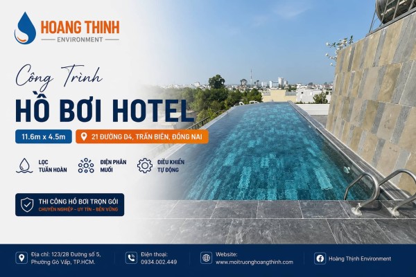 Hồ Bơi The City Boutique Hotel & Coffee – 21 Đường D4, Trấn Biên, Đồng Nai