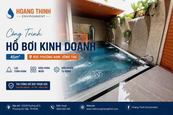Công Trình Hồ Bơi Villa A30 KDC Phương Nam – TP. Vũng Tàu