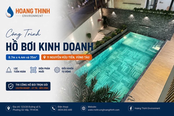 Công Trình Hồ Bơi Villa Duyên Trần – 11 Nguyễn Hữu Tiến, TP. Vũng Tàu