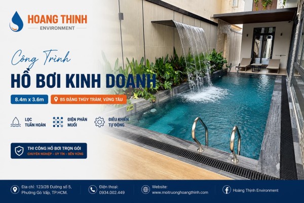 Công Trình Hồ Bơi Villa Kinh Doanh B5 Đặng Thùy Trâm – TP. Vũng Tàu