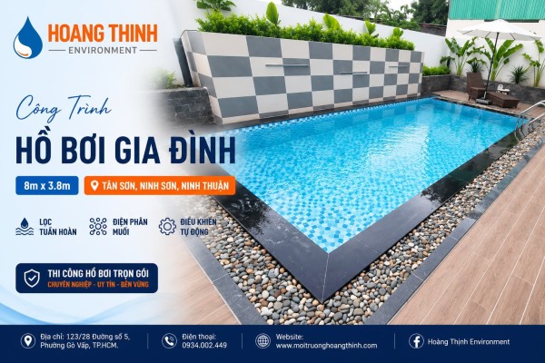 Hồ Bơi Villa Trung Trinh – Tân Sơn, Ninh Sơn, Ninh Thuận