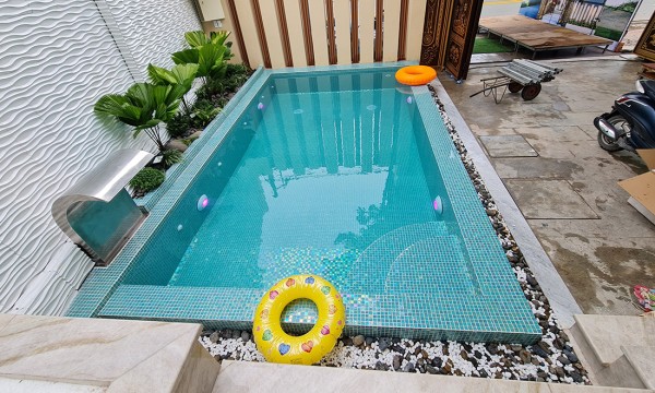 Hồ bơi-xong hơi- lọc sinh hoạt chị Linh Dĩ An