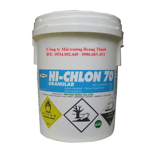 Chlorine 70% dạng hạt hãng Nippon nhập khẩu từ Nhật Bản