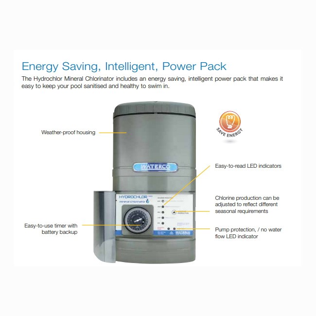 Bộ điện phân muối Waterco Hydrochlor MK3 3000