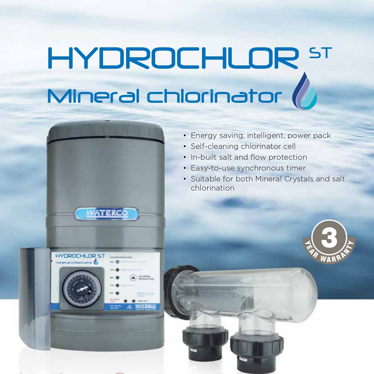 Bộ điện phân muối Waterco Hydrochlor MK3 3000