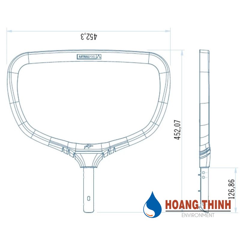 Vợt vớt rác hồ bơi Astralpool