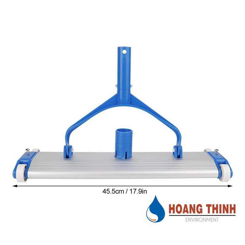 Bàn hút đáy vệ sinh hồ bơi 4 bánh xe 1.5 inch